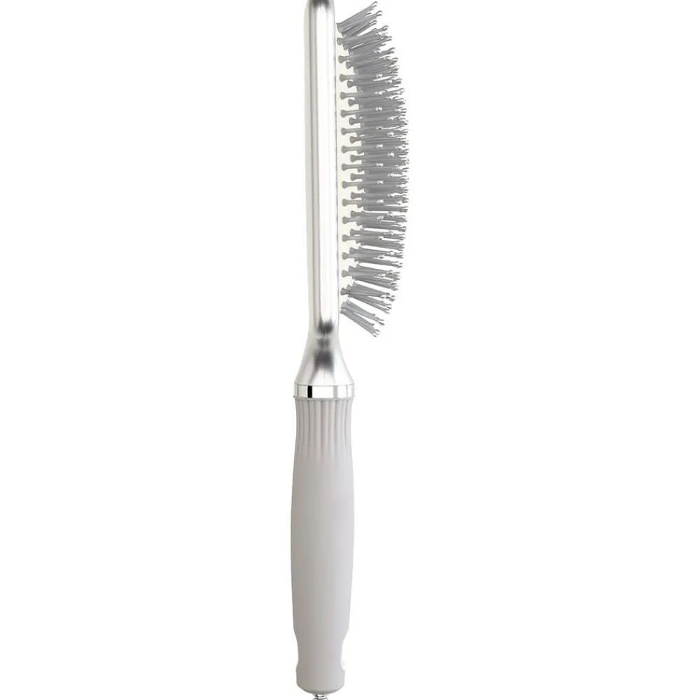 Olivia Garden Bürste^Rectangular Nylon Bristles Silver L