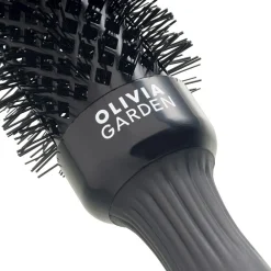 Olivia Garden Kämme & Bürsten|Bürste|Shine Wavy Bristles Black Label 20 mm Rundbürste