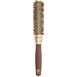 Olivia Garden Kämme & Bürsten|Bürste^Speed Wavy Bristles Gold & Brown 25 mm Rundbürste