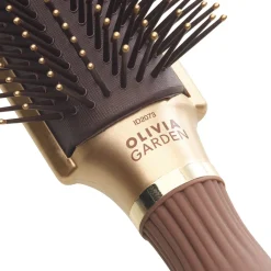 Olivia Garden Kämme & Bürsten|Bürste|Style Control Nylon Bristles Gold & Brown