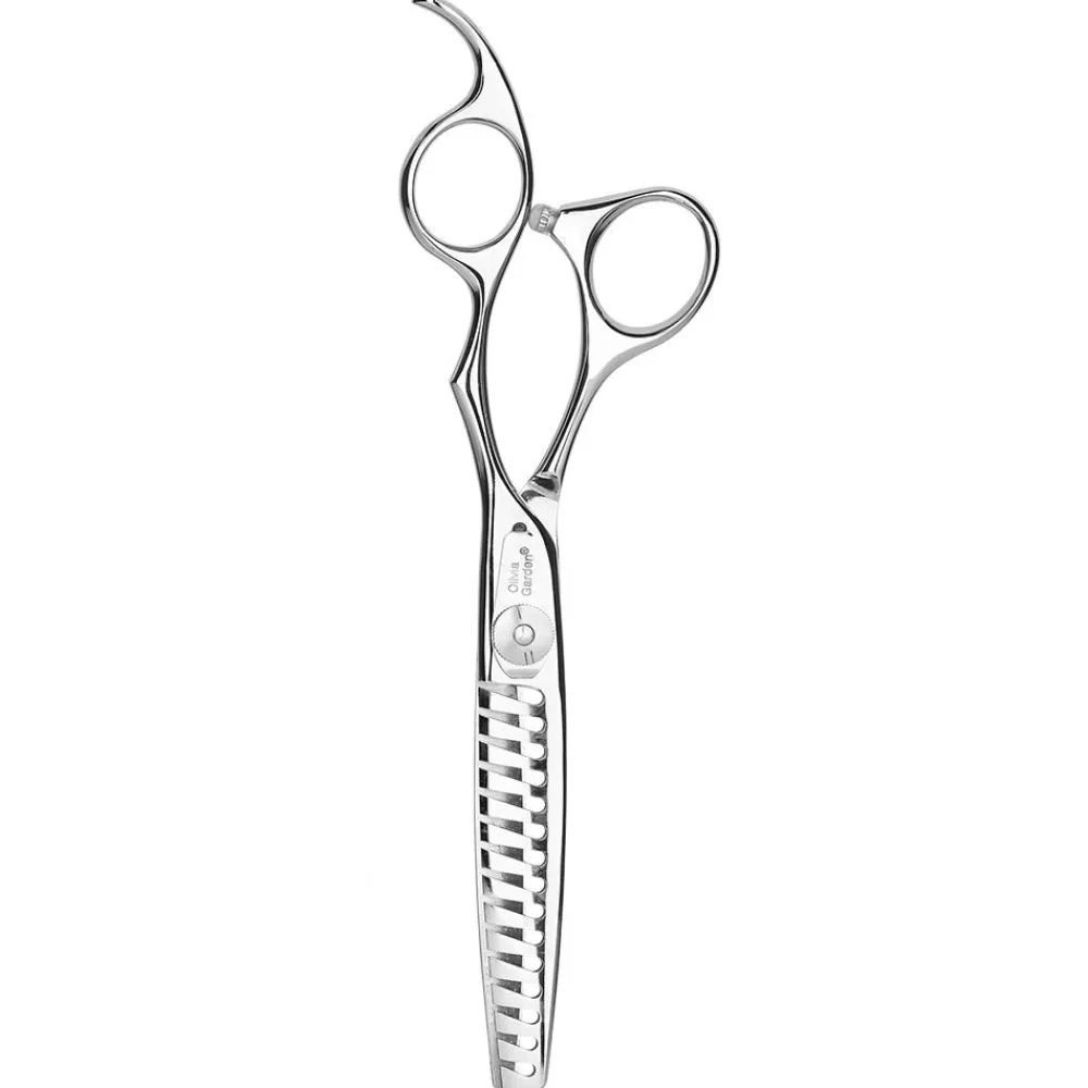Olivia Garden Scheren^TextureCut Modelierschere 15 Zähne Rechtshand 6,5''