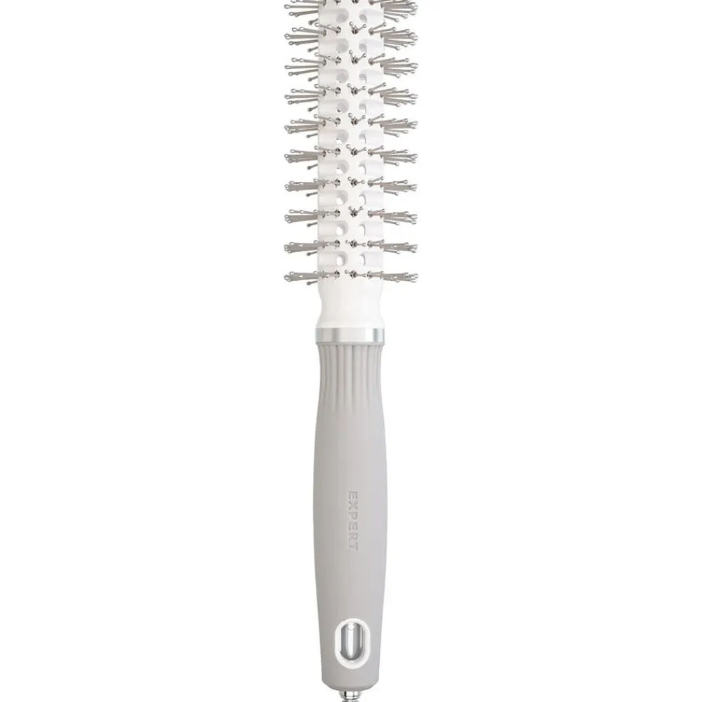 Tondeo Bürste^Olivia Garden VENT Double Bristles White & Grey 20 mm