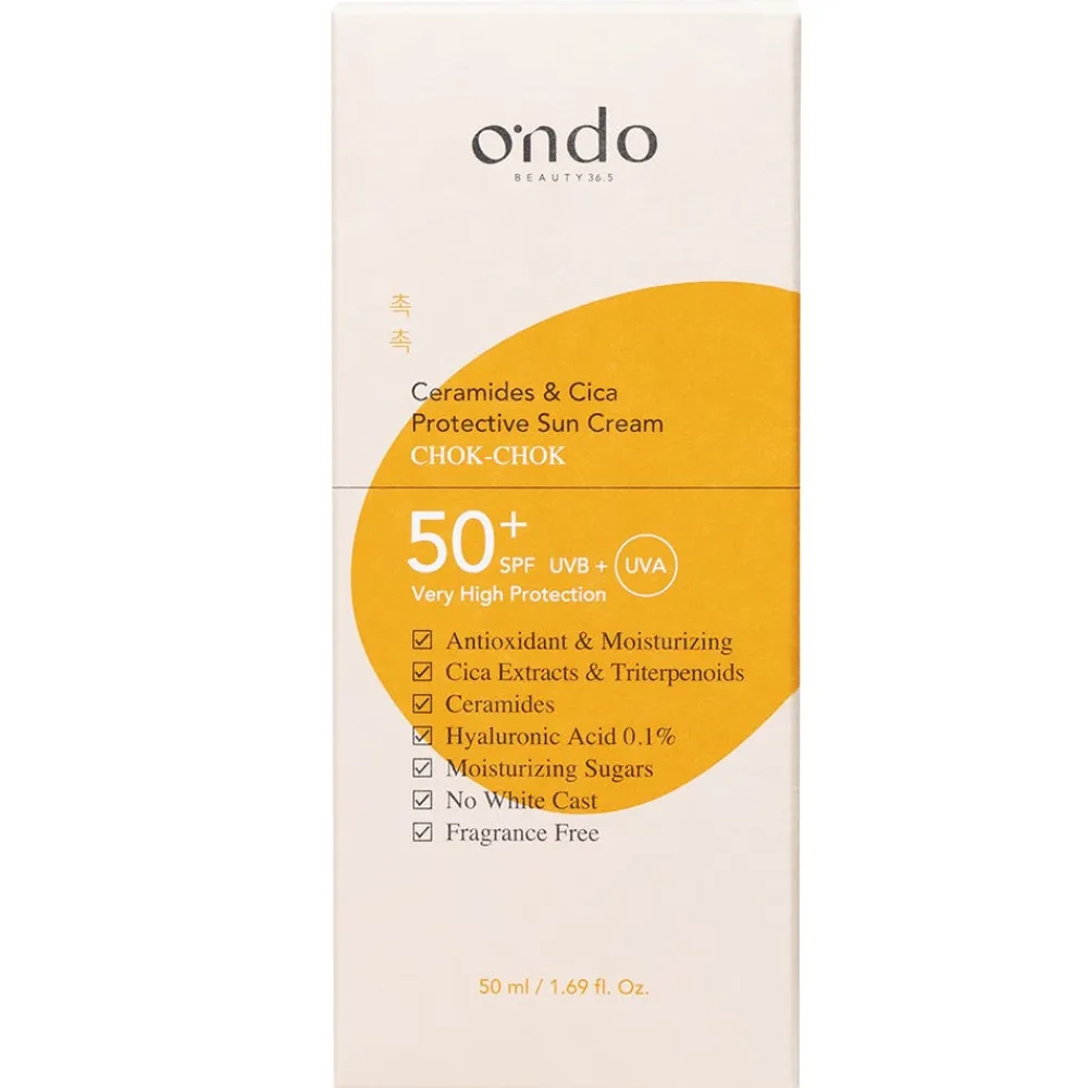 Ondo Beauty Uv-Schutz & Pflege|Gesicht|Ondo Ceramide & Cica Protective Sun Cream 50 ml