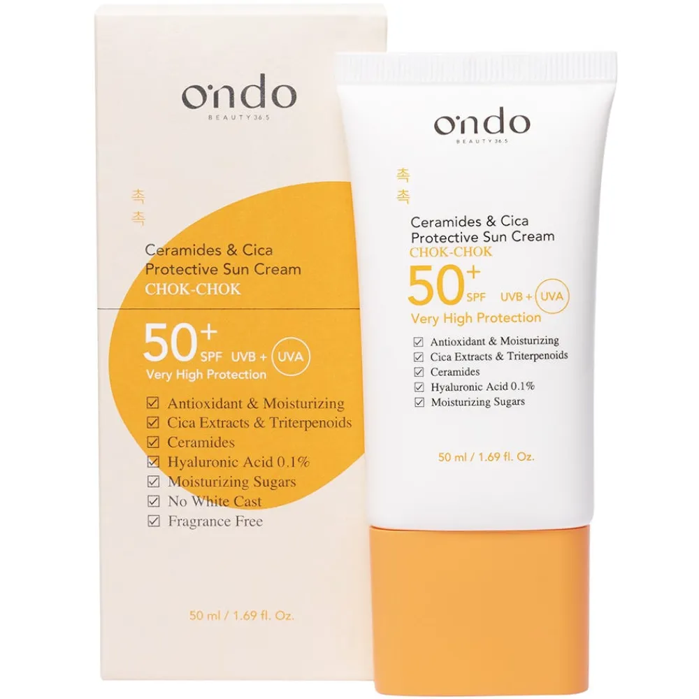 Ondo Beauty Uv-Schutz & Pflege|Gesicht|Ondo Ceramide & Cica Protective Sun Cream 50 ml