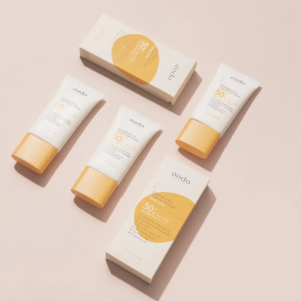 Ondo Beauty Uv-Schutz & Pflege|Gesicht|Ondo Ceramide & Cica Protective Sun Cream 50 ml