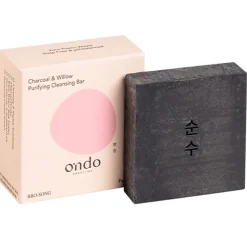 Ondo Beauty Gesicht|Körper^Ondo Charcoal & Willow Cleansing Bar 70 g