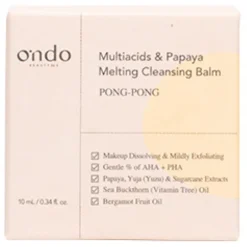 Ondo Beauty Gesicht|Ondo Multiacids & Papaya Cleansing Balm 10 ml