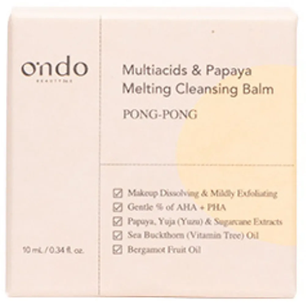 Ondo Beauty Gesicht|Ondo Multiacids & Papaya Cleansing Balm 10 ml