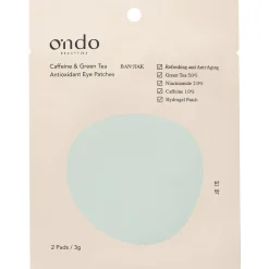Ondo Beauty Gesicht^Ondo 2-Pieces Caffeine & Green Tea Eye Patches 3 g