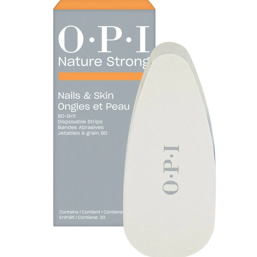 OPI Hand & Fuß^Nature Strong Nails & Skin Disposable Strips 80 Grit 20 Stück