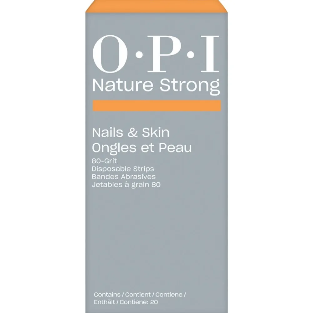 OPI Hand & Fuß^Nature Strong Nails & Skin Disposable Strips 80 Grit 20 Stück