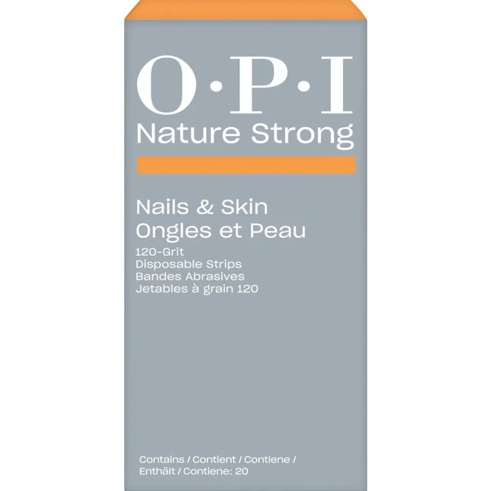Nature Strong Nails & Skin Disposable Strips 120 Grit 20 Stück-OPI Hot