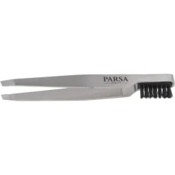 Pinzette mit Augenbrauenbürstchen 2 in 1-PARSA Beauty Discount