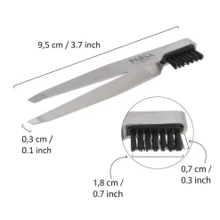 Pinzette mit Augenbrauenbürstchen 2 in 1-PARSA Beauty Discount