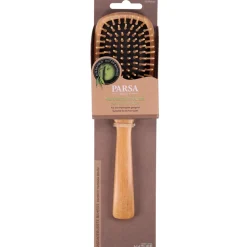 Profi FSC Holz Haarbürste Groß Oval mit Holzstiften-PARSA Beauty Best