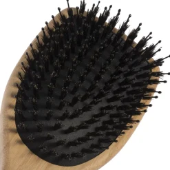 PARSA Beauty Kämme & Bürsten|Profi FSC Holz Haarbürste Paddle Groß mit Mischborsten