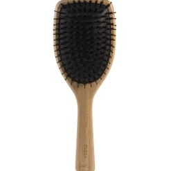 PARSA Beauty Kämme & Bürsten|Profi FSC Holz Haarbürste Paddle Groß mit Mischborsten
