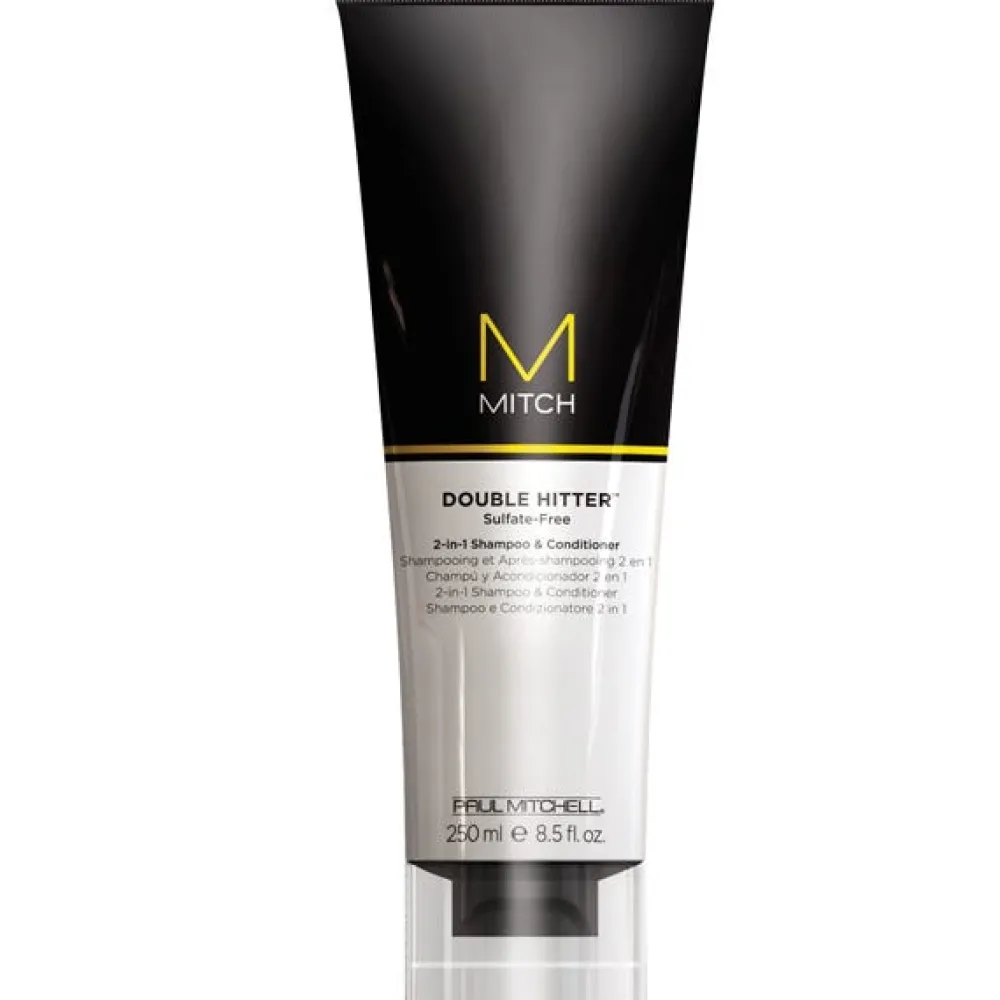 Paul Mitchell Conditioner|Shampoo|Mitch Double Hitter Shampoo & Conditioner 250 ml