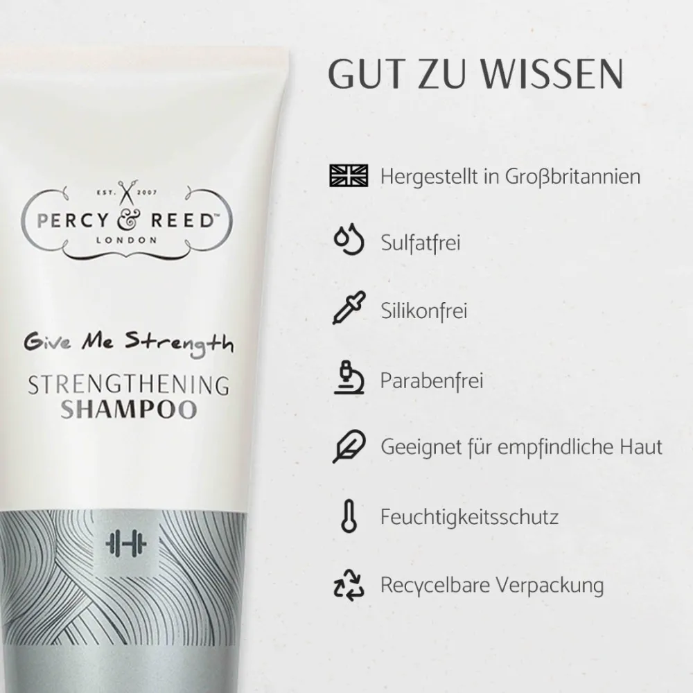 Percy & Reed Haarausfall|Haarausfall & Spezialpflege|GIVE ME STRENGTH Shampoo 250 ml