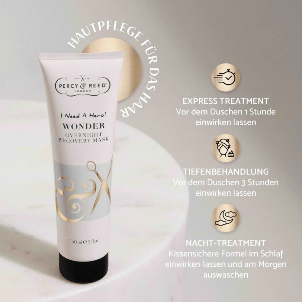 Percy & Reed Reparatur & Stärkung|Hagel Nature^I NEED A HERO! Wonder Overnight Mask 150 ml