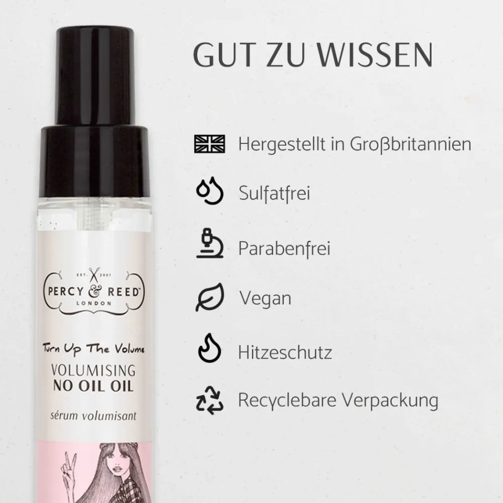 TURN UP THE VOLUME NO Oil Oil 60 ml-Percy & Reed