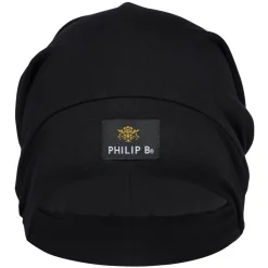 Philip B. Umhänge & Hauben|Silky Smooth Beanie Black