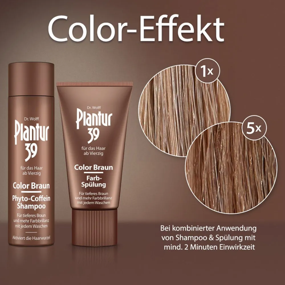 39 Color Braun Phyto-Coffein-Shampoo 250 ml-Plantur Clearance