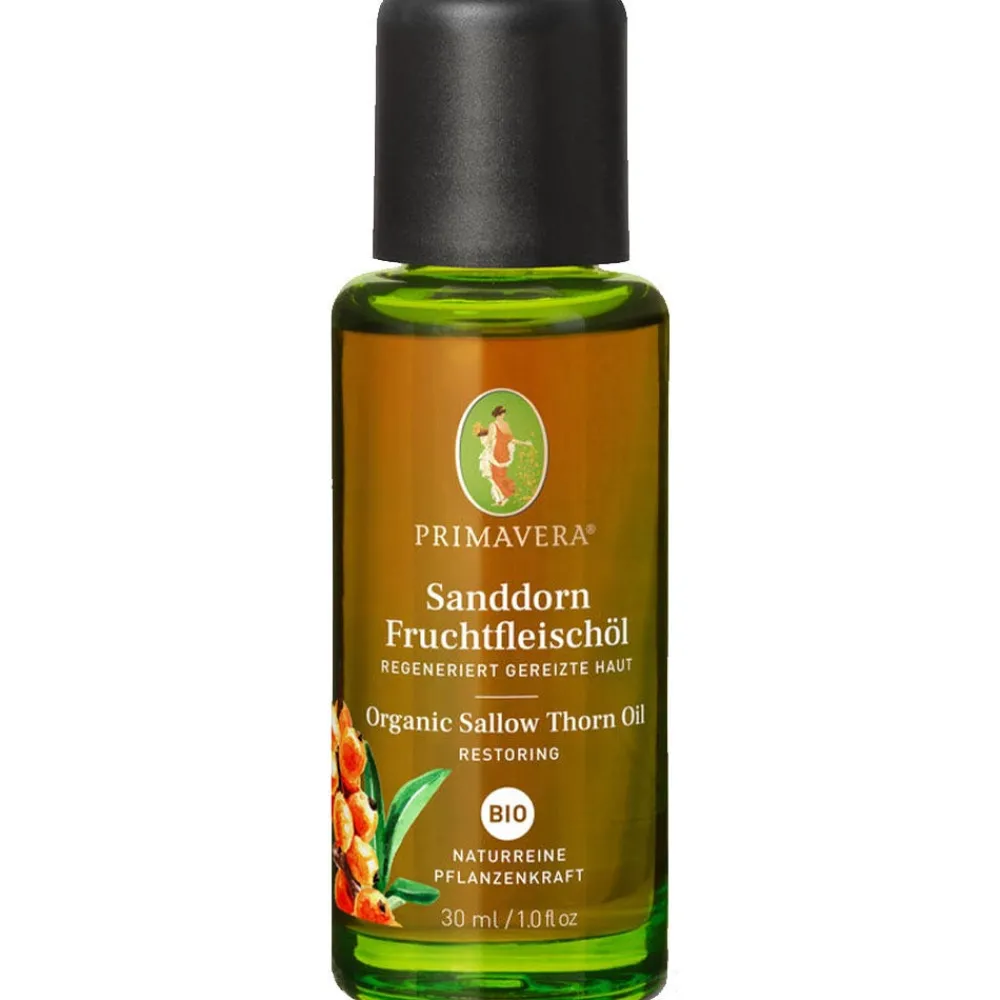 PRIMAVERA Hagel Nature|Gesicht|Sanddorn Fruchtfleischöl Bio 30 ml
