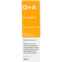 Q+A Hagel Nature|Hautverjüngung|Vitamin C Aufhellendes Gesichtsserum 30 ml