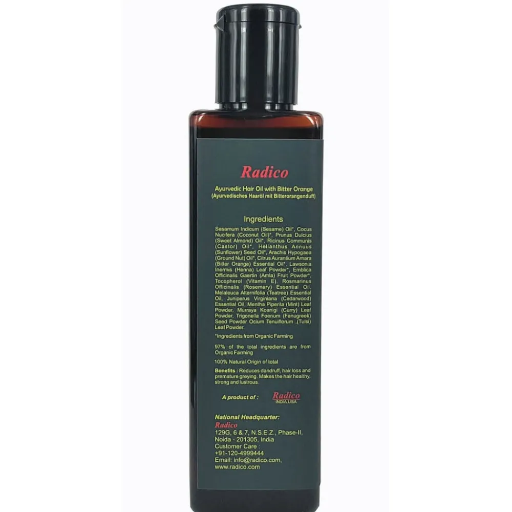Ajurvedisches Haaröl Bitterorange 200 ml-Radico Outlet
