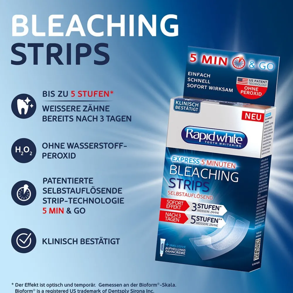 Bleaching Strips-Rapid White Hot