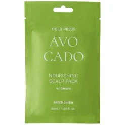 Cold Pressed Avocado Nourishing Scalp Pack 50 ml-Rated Green Hot