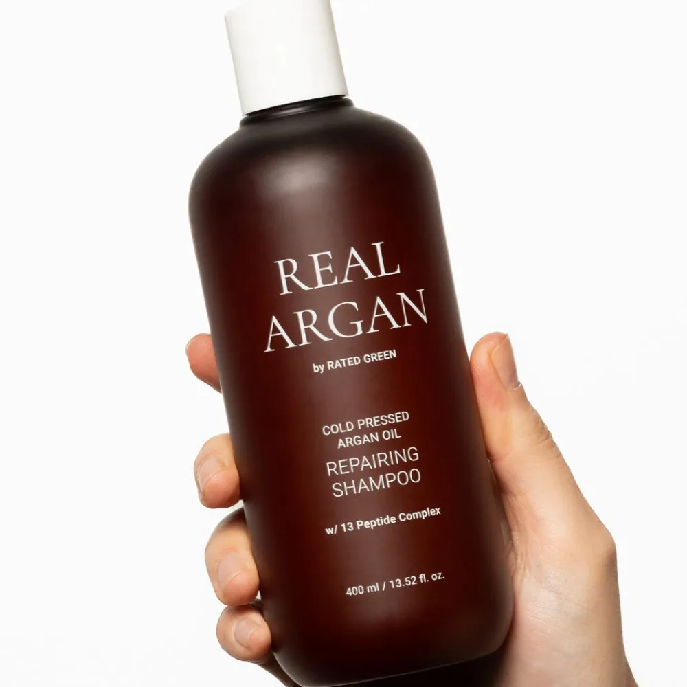 Rated Green Reparatur & Stärkung| Shampoo|Real Argan Repairing Shampoo 400 ml
