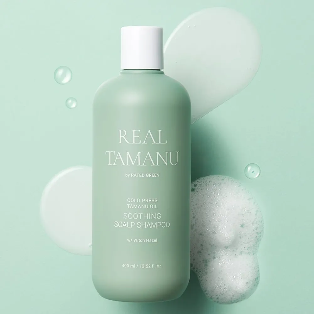 Real Tamanu Cold Press Soothing Scalp Shampoo 400 ml-Rated Green Clearance