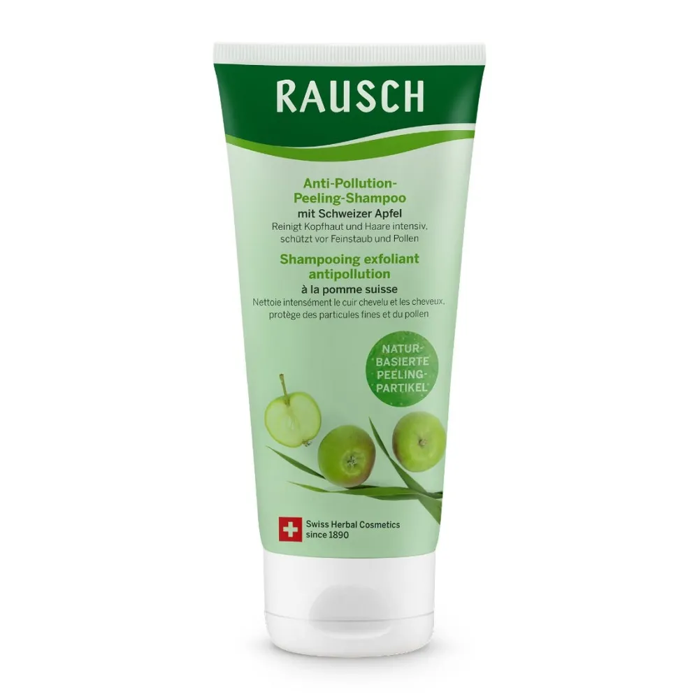 Rausch Reisegrößen| Shampoo|Anti-Pollution-Peeling-Shampoo mit Schweizer Apfel 100 ml
