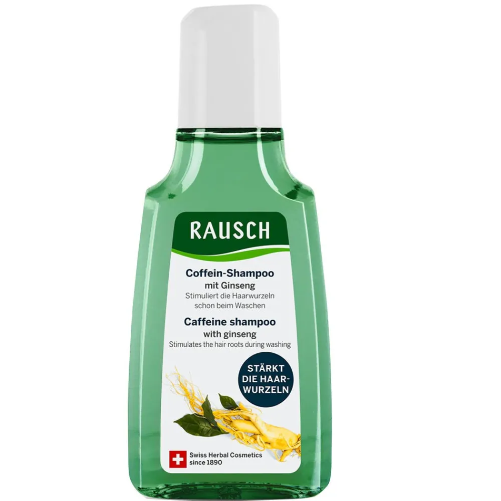 Rausch Hagel Nature| Shampoo|Coffein-Shampoo mit Ginseng 40 ml