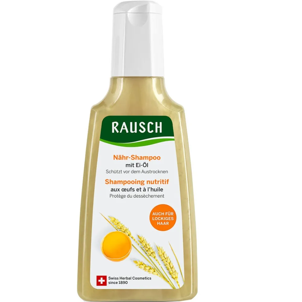 Rausch Hagel Nature| Shampoo|Nähr-Shampoo mit Ei-Öl 200 ml
