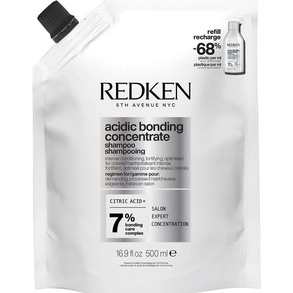 Redken Shampoo|Acidic Bonding Concentrate Shampoo Refill Pouch 500 ml