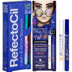 Refectocil Wimpern|Augenbrauen- & Wimpernfarbe^Booster & BeautyLash TWO GO Bundle