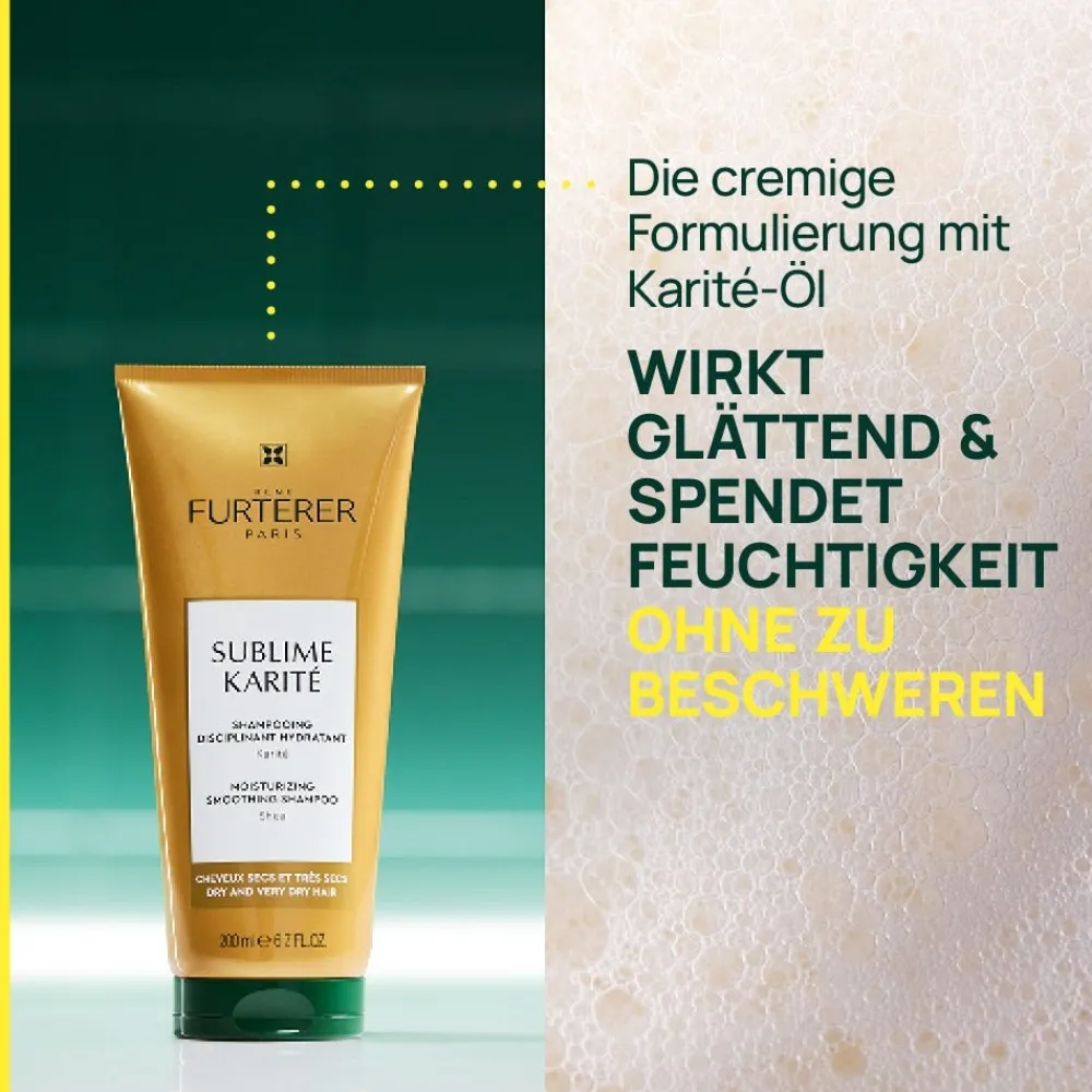 Rene Furterer Shampoo|René Furterer Sublime Karité Feuchtigkeitsspendendes Shampoo 200 ml