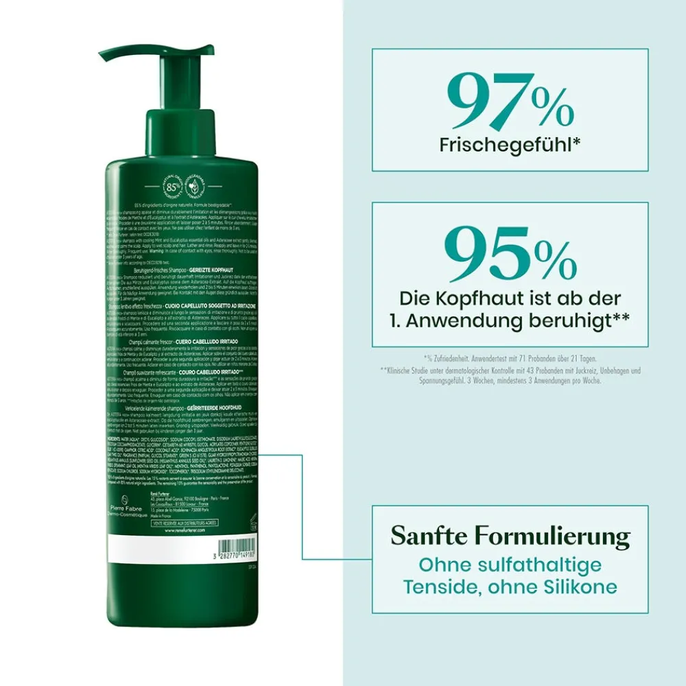 Rene Furterer Hagel Nature| Shampoo^Astera Fresh Shampoo 600 ml Maxigröße