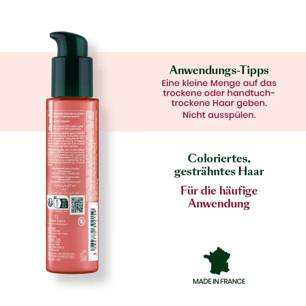 Rene Furterer Reparatur & Stärkung|Hagel Nature|Color Glow Hitzeschützende Farbglanz Creme 100 ml