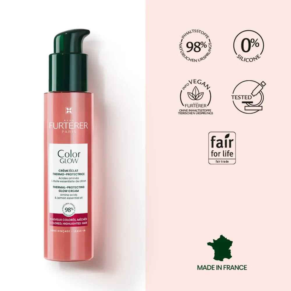 Rene Furterer Reparatur & Stärkung|Hagel Nature|Color Glow Hitzeschützende Farbglanz Creme 100 ml
