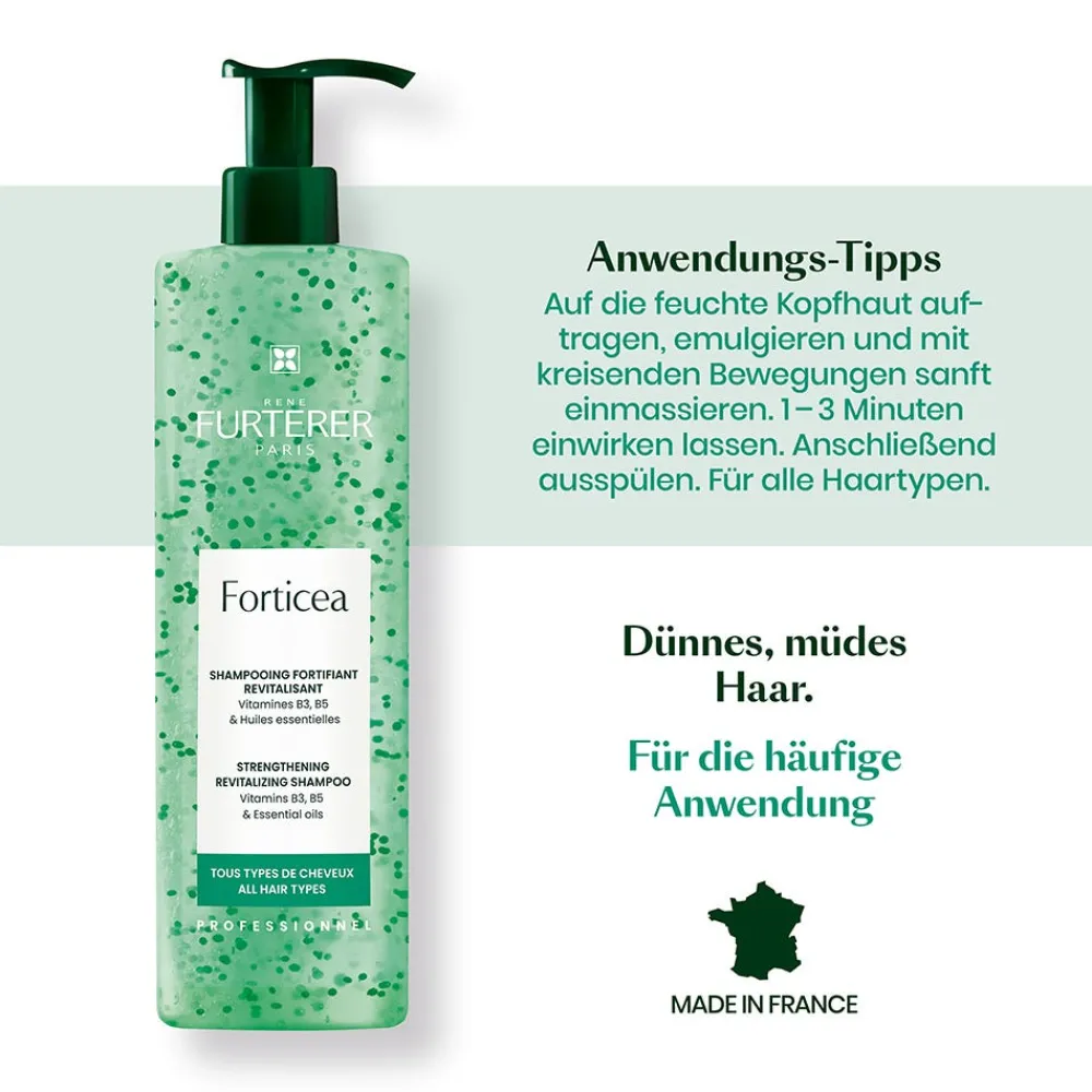Rene Furterer Hagel Nature| Shampoo|Forticea Vitalisierendes Shampoo 600 ml