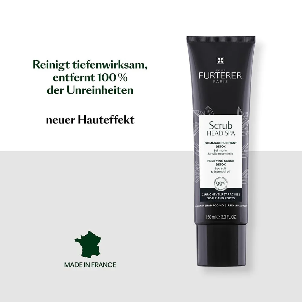 Rene Furterer Reparatur & Stärkung|Hagel Nature^Scrub Head Spa Klärendes Detox-Peeling 150 ml