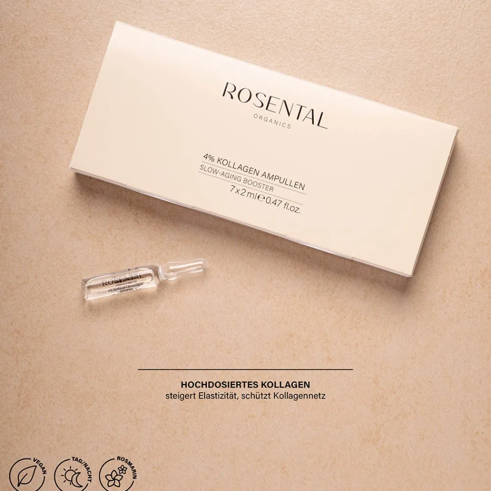 Rosental Organics Hagel Nature|Hautverjüngung|4% Kollagen Ampullen 7 x 2 ml