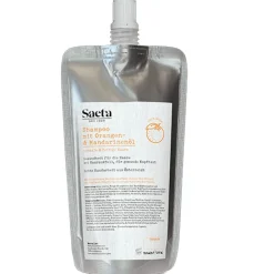 Saeta Haarausfall|Kopfhautpflege|Shampoo Orange-Mandarine Nachfüllbeutel 200 ml