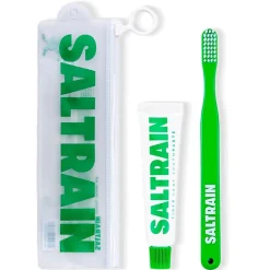 Saltrain Zahnpflege^Travel Kit Green