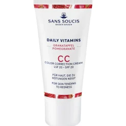 Sans Soucis Gesicht|Daily Vitamins CC Color Correction Cream LSF 20 Anti-Rötungen 30 ml