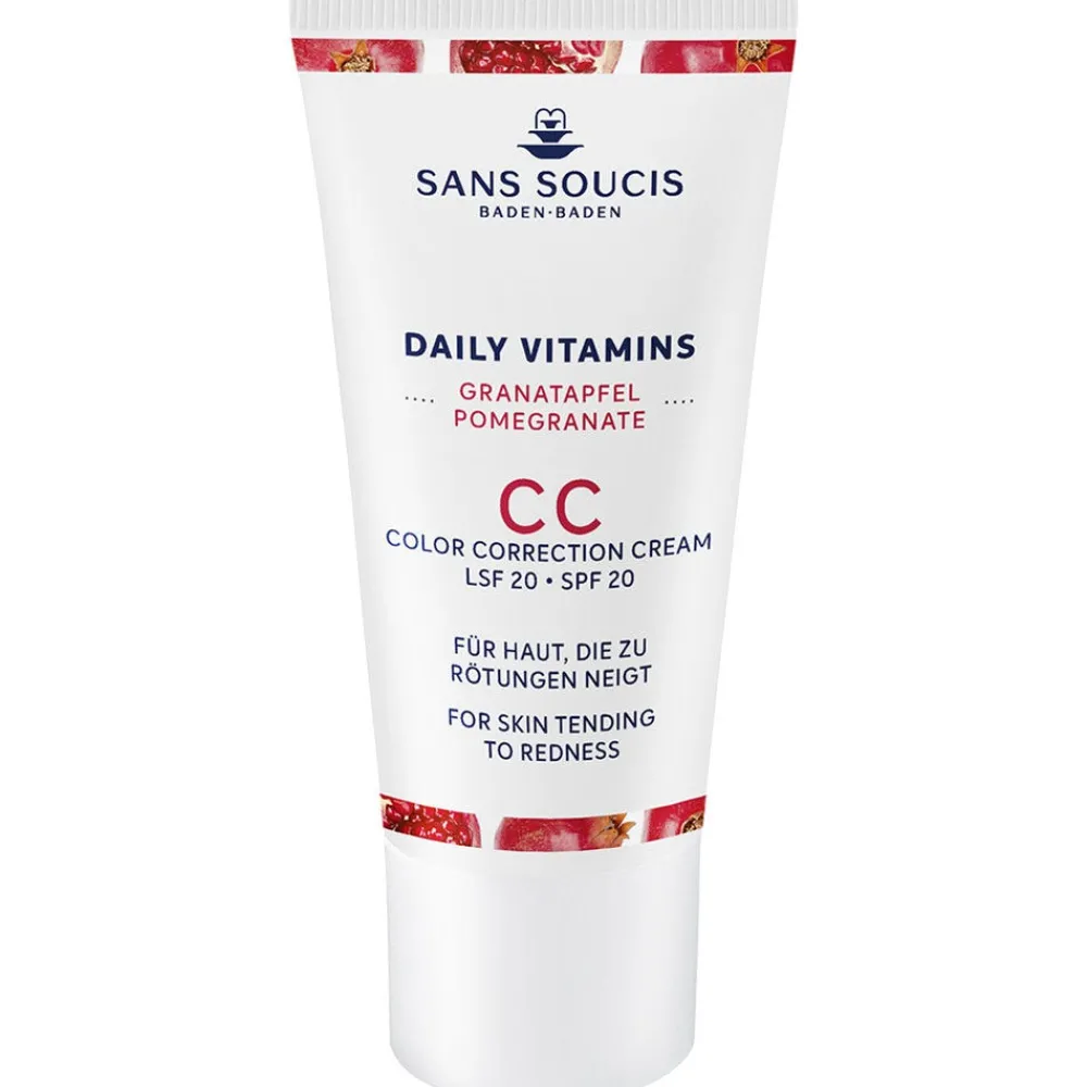 Sans Soucis Gesicht|Daily Vitamins CC Color Correction Cream LSF 20 Anti-Rötungen 30 ml